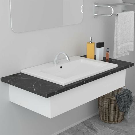 Specchio contenitore con luce Rimini L 70 x P 18.5 x H 108 cm lucido bianco