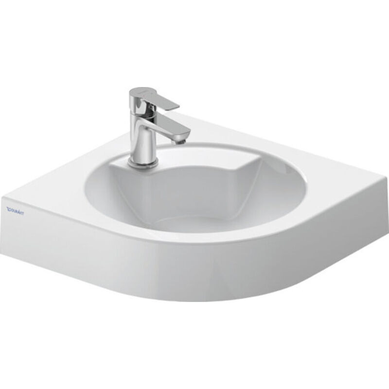 Duravit Architec - Lavabo d’angle un trou sans trop-plein, 635 mm x 540 mm, blanc- lavabo 0448450000