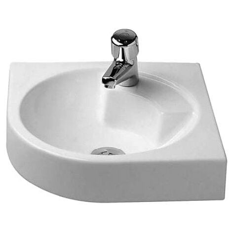 Lavabo d'angle Duravit Architec 500 mm - Blanc - Blanc