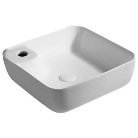 LAVABO D'APPOGGIO MOD. LA56 CM 42 X 42 Bianco