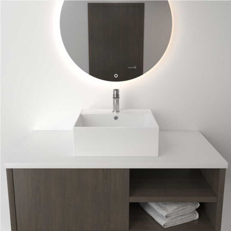 Lavabo d'Appoggio Quadrato 9302 - 46x46 cm - h16 cm - GME