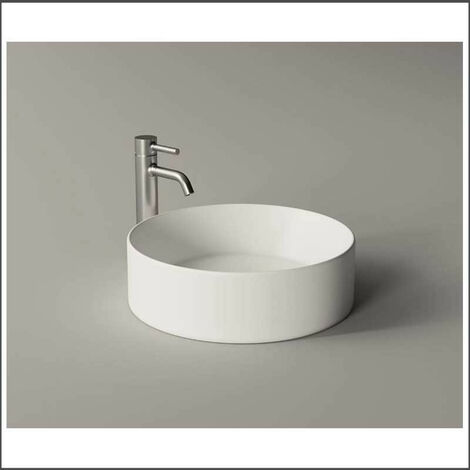 Lavabo d'Appoggio Spy Round - Diametro 40 cm - h12 cm - Alice Ceramica