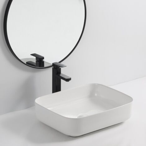 Lavabo de cerámica 50x39x13 cm