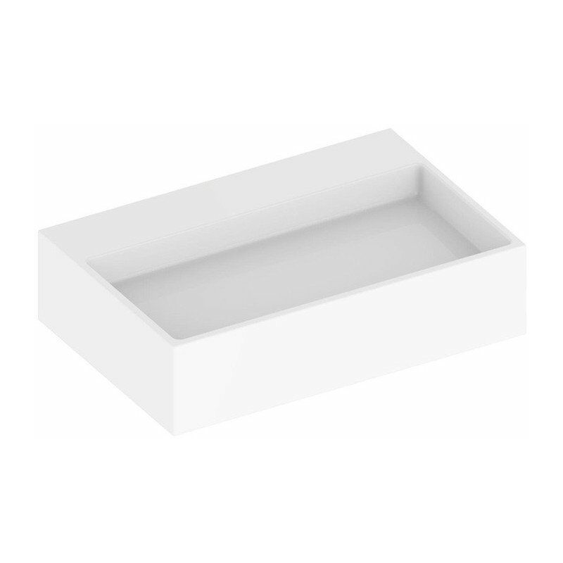 

Lavabo de cerámica Edition 90 blanco sin orificio para grifería - Keuco
