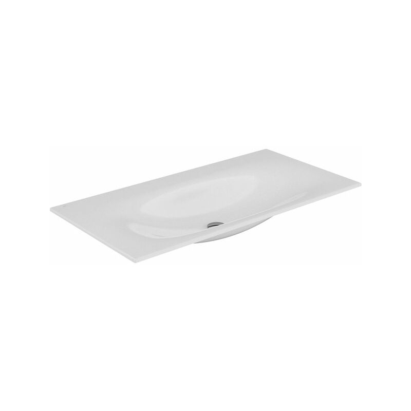 

Lavabo de cerámica Keuco Edition 11 31150, 1055x17x538mm, sin agujero para golpear, blanco - 31150311000