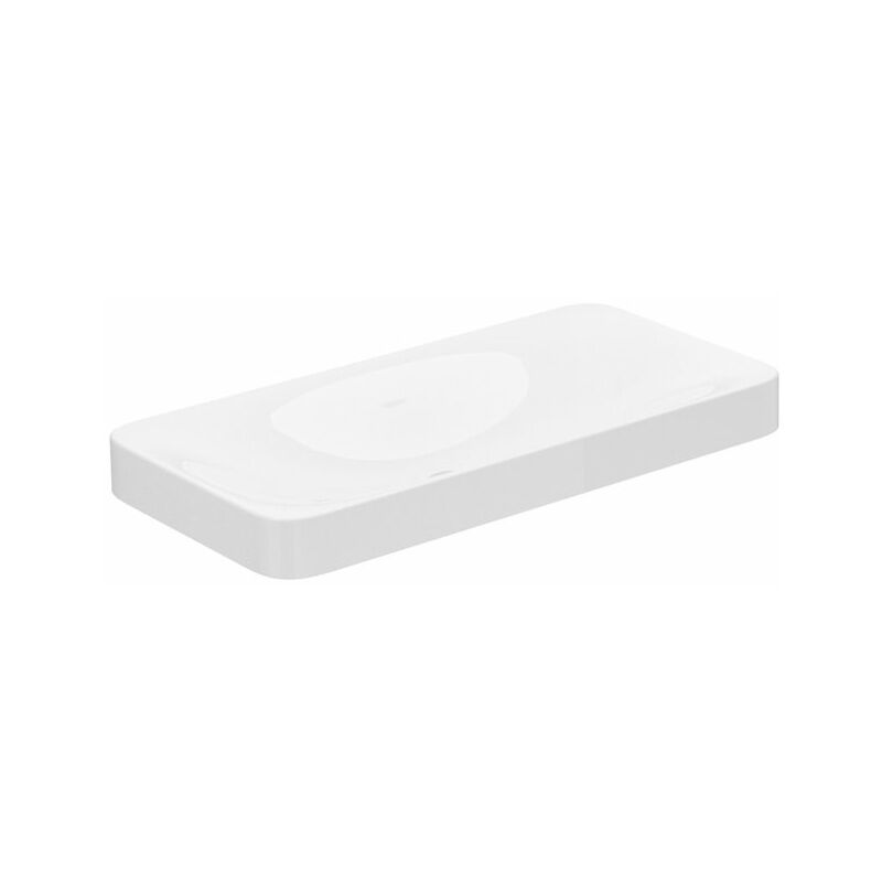 

Lavabo de cerámica Keuco Edition 400 31580, sin grifo, blanco, 800x75x400mm - 31580317500