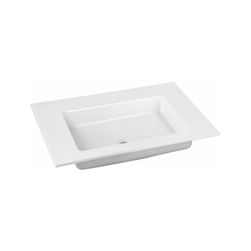 

Lavabo de cerámica Keuco Royal 60 32140, 705x17x538mm, sin agujero para grifo, blanco - 32140310700