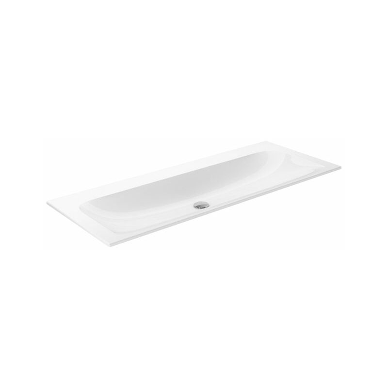 

Lavabo de cerámica Keuco X-Line sin agujero para grifo, sin rebosadero, 1205 x 493 mm - 33180311200