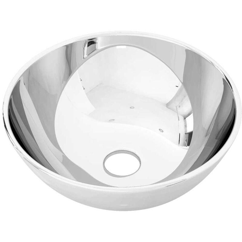 

Lavabo de cerámica plateado 28x10 cm - Plateado - Vidaxl