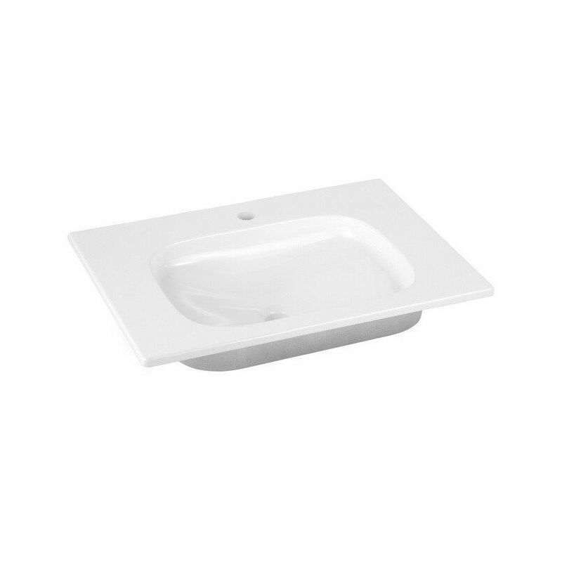 

Lavabo de cerámica ROYAL UNIVERSE 655 x 16 x 495 mm apto para grifería de 1 orificio blanco KEUCO