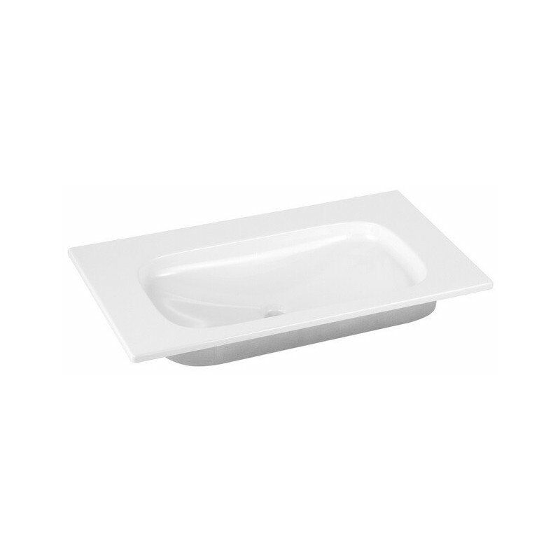 

Lavabo de cerámica ROYAL UNIVERSE 805 x 16 x 495 mm sin orificio para grifería, sin rebosadero blanco KEUCO