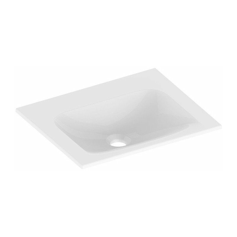 

Lavabo de cerámica X-Line blanco sin orificio para grifería - Keuco