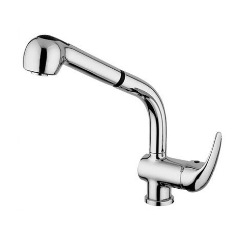 Lavabo de douche amovible avec levier latéral - Chrome