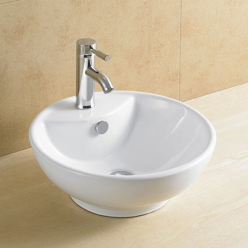 

Lavabo de encimera cerámico 9305 - 45x45x17 cm. + valvula incluida