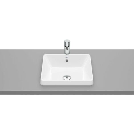 Lavabo de encimera SQUARE THE GAP - ROCA Medidas: 390x370x40 mm