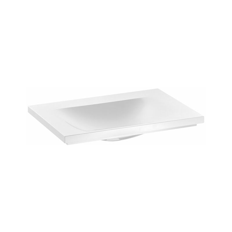 

Lavabo mineral fundido Keuco Royal Reflex 30451, sin agujero para grifo, blanco, 650x30x490mm - 34051316500