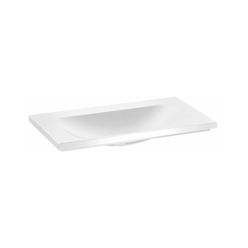

Keuco Gmbh&co.kg - Lavabo de mineral fundido Keuco Royal Reflex 34061, sin agujero para grifo, blanco, 800x30x490mm - 34061318000