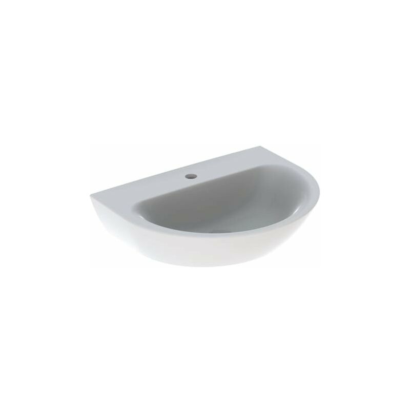 

Lavabo de Geberit Renova, 1 agujero del grifo, sin rebosadero, anchura: 65 cm., color: Blanco - 500.662.01.1