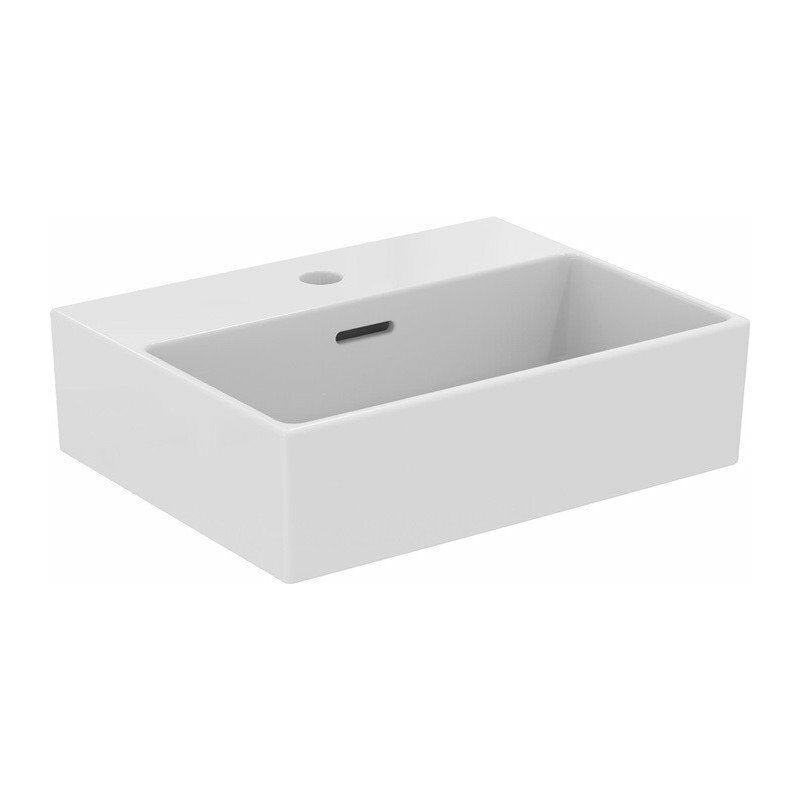 

Lavabo de mano EXTRA 450x350x150mm blanco con Plus 1 orificio para grifería, con rebosadero STANDARD - Ideal