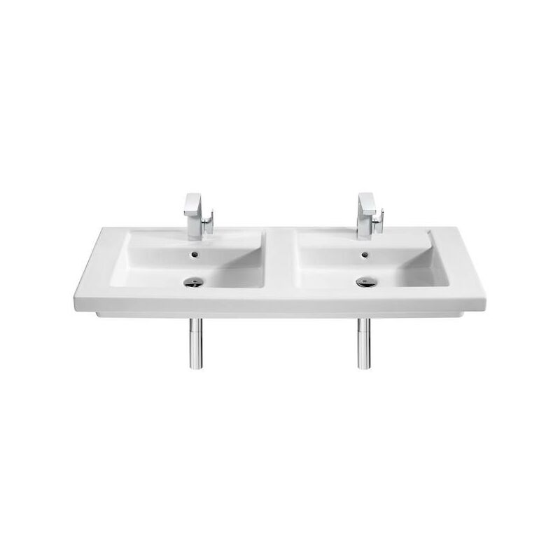 

Lavabo de porcelana Roca Prisma mural o sobremueble 1200x450x130mm Blanco