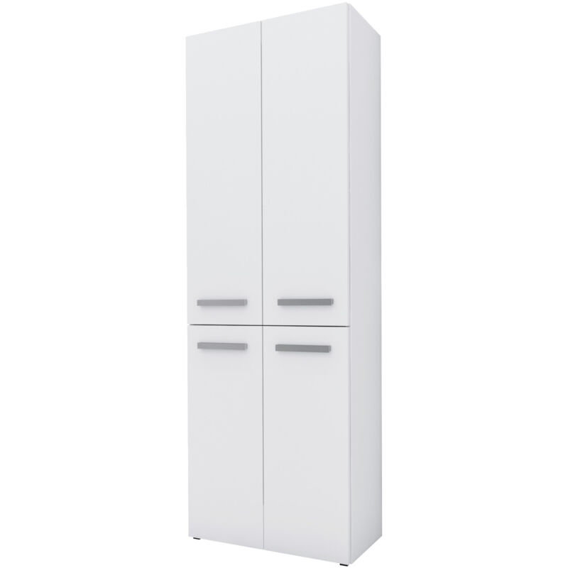 Meuble salle de bain, 174 × 30 × 60 cm, Blanc Mat