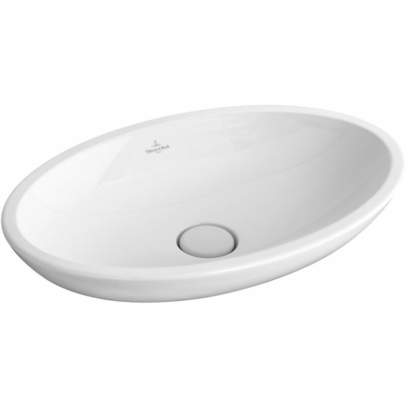 

Lavabo de sobre encimera Villeroy und Boch Loop & Friends 515101 585x380mm, blanco, color: Cerámica Blanca - 515101R1