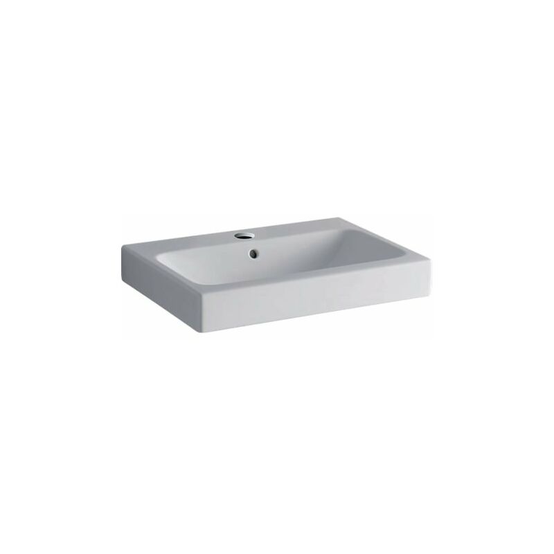 

Lavabo de encimera iCon con orificio para grifo, 60x48.5cm blanco, 124560, color: Blanco, con KeraTect - 124560600 - Keramag