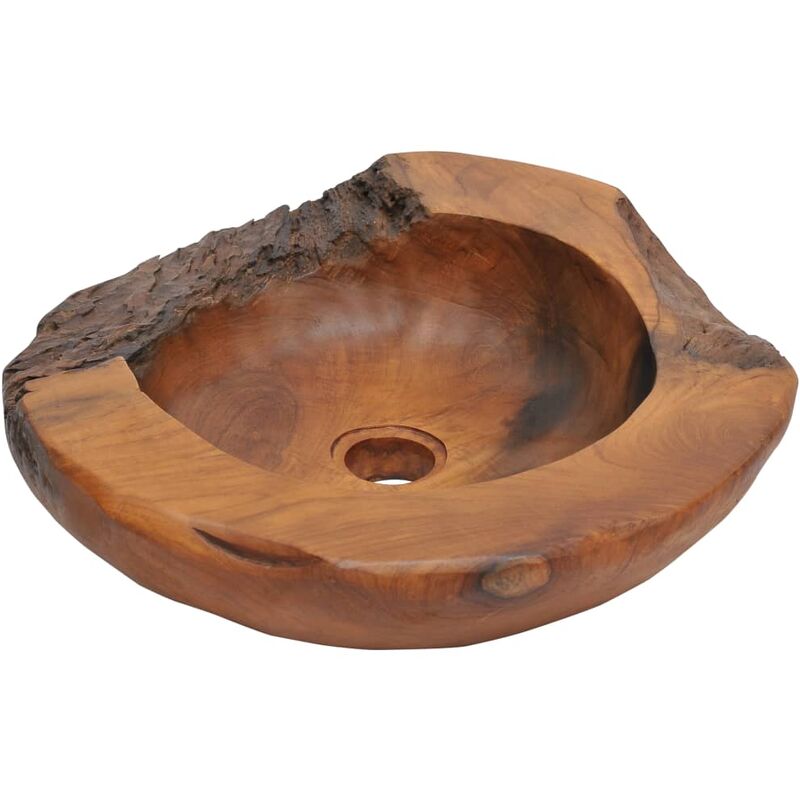 

Lavabo de teca maciza 45 cm - Marrón