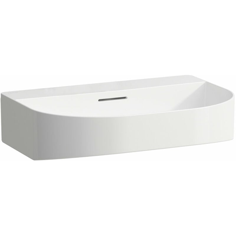 

Lavabo del sónar de funcionamiento bajo el agua, sin agujero del grifo, con rebosadero, 600x420mm, color: Nieve (blanco mate) - H8103427571091