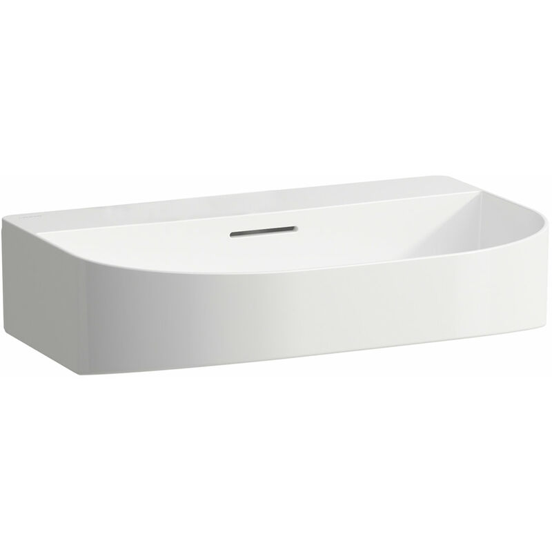 

Lavabo del sónar de funcionamiento bajo el agua, sin agujero del grifo, con rebosadero, 600x420mm, color: Blanco - H8103420001091