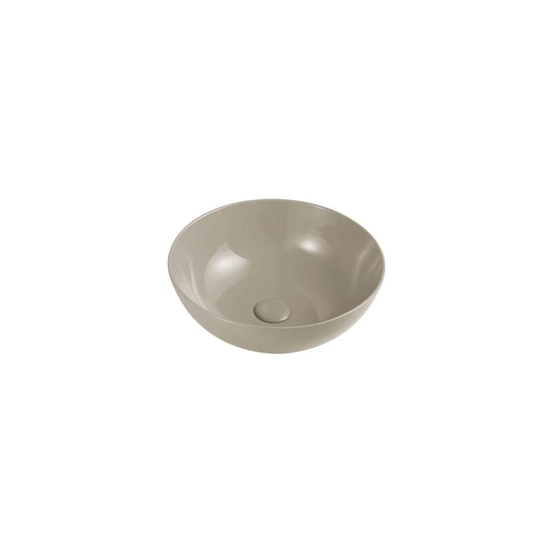 Lavabo da appoggio slim mod. 02 dm 330 sabbia h.140