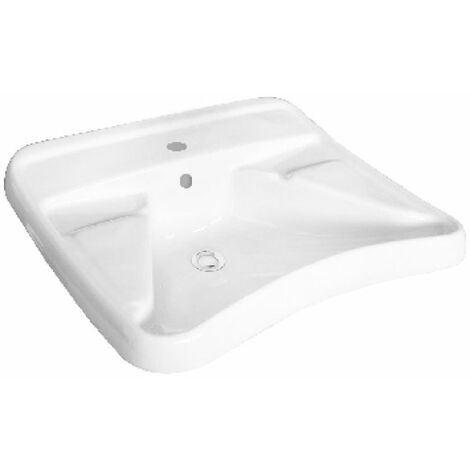 LAVABO DISABILI Bianco -cm L67 x P59 x H23,5