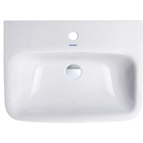 Lavabo DuraStyle Med 60cm de Duravit, sin rebosadero, con bancada