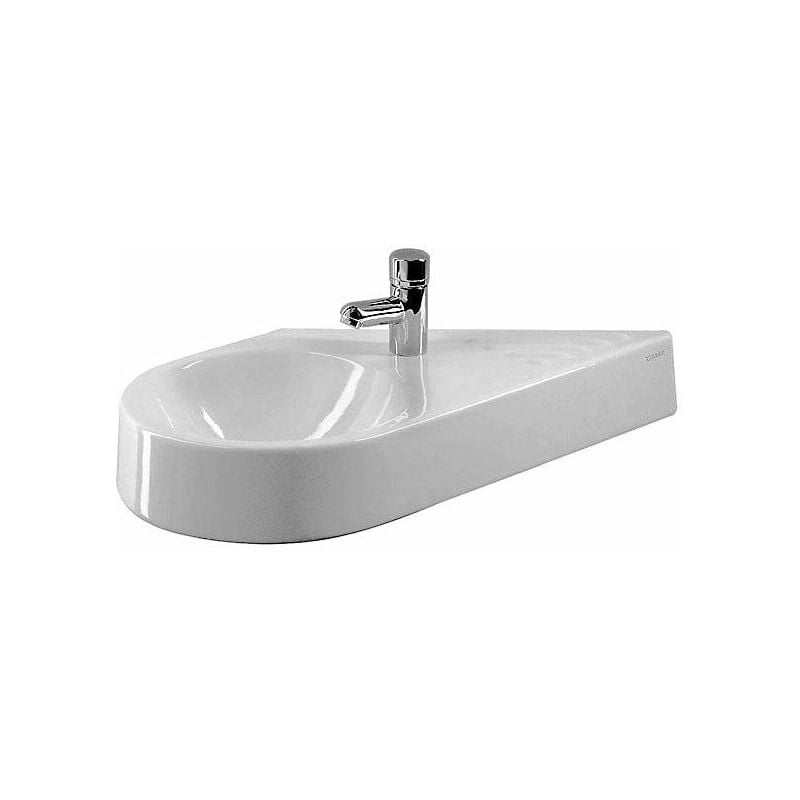 

Lavamanos ARCHITEC sin rebosadero con plataforma para grifería 645x410mm 1 orificio para grifería diag blanco - Duravit