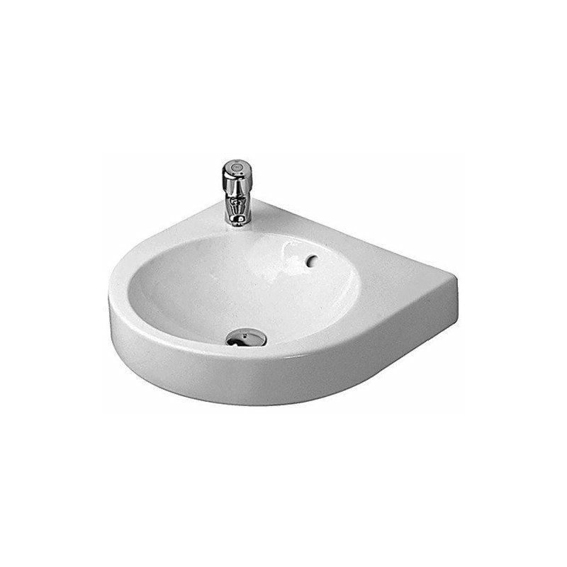 

ARCHITEC lavabo con rebosadero sobre grifería 575x520m con orificio para grifería-Vorst blanco - Duravit