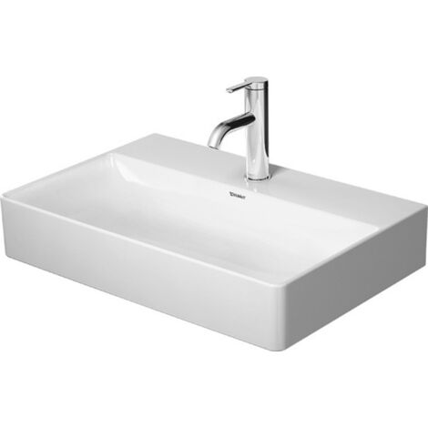 Lavabo Duravit DuraSquare Compact para muebles, 60x40cm, sin