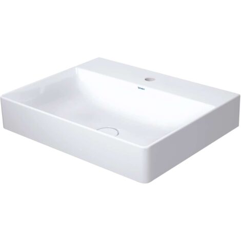 Lavabo Duravit DuraSquare para muebles, 60x47cm, 1 agujero para