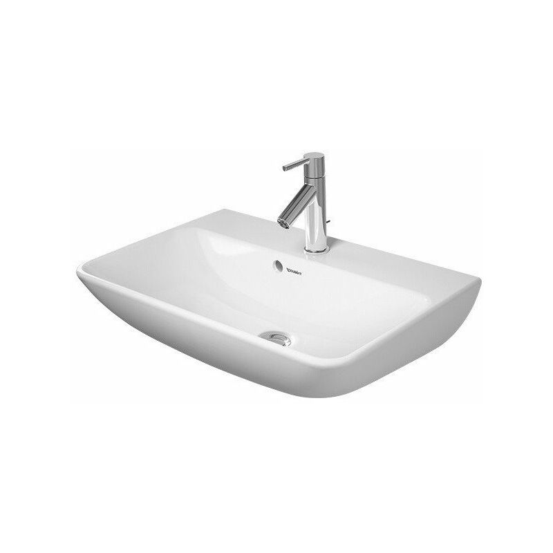 

Lavabo de Starck de 600 mm. blanco satinado. 3 hoyos. Wondergliss
