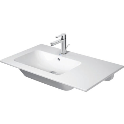 Lavabo Duravit ME de Starck Furniture 83 cm, sin agujero para