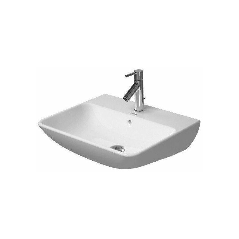

Lavabo de Starck de 550 mm. blanco semibrillante. 3 agujeros