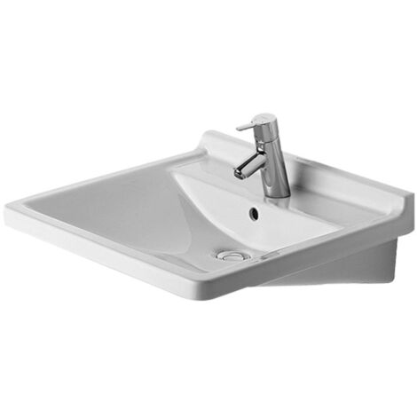 Lavabo Duravit Starck 3 Vital 60cm, 1 agujero para grifo,