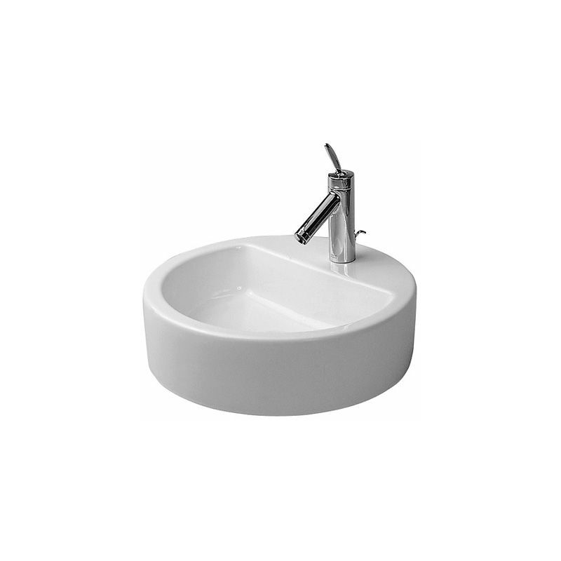 

Lavabo Duravit Top Starck 1 48cm 044648, 1 agujero para grifo, color: Blanco - 0446480000