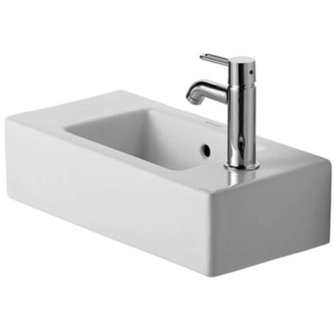 Lavabo Duravit Vero 50cm, trou pour robinet à droite,