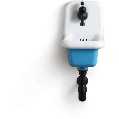 Lavabo École en Céramique émaillée - 26 cm True Colors - Bleu (Azzurro 5012)