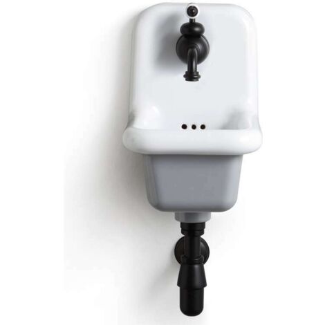 Lavabo École en Céramique émaillée - 26 cm True Colors - Gris (Girgio Chiaro 7035)