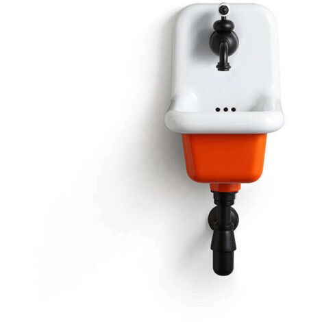 Lavabo École en Céramique émaillée - 26 cm True Colors - Orange (Arancio 2004)