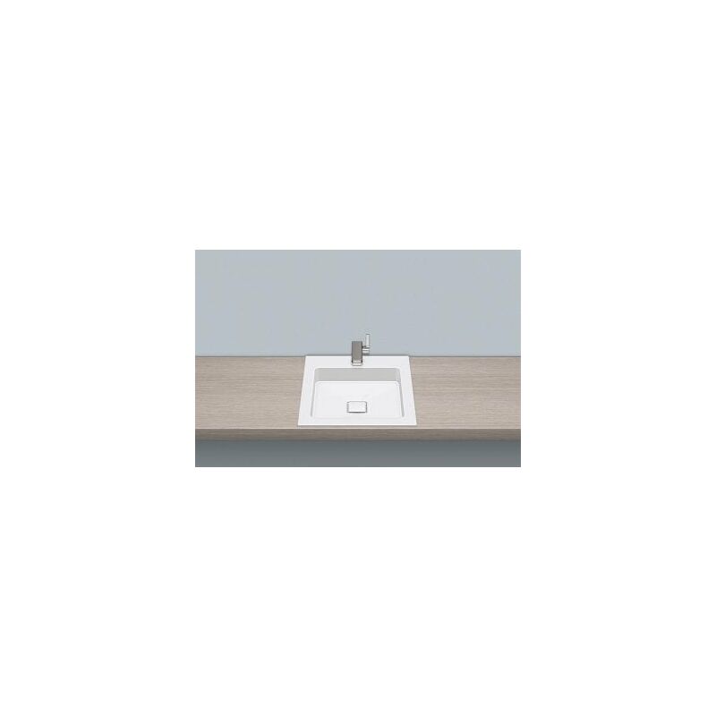 

Cuenca empotrada EB.Q450H, rectangular W: 450mm H: 94mm D: 500mm, 2303000000, blanco - 2303000000 - Alape