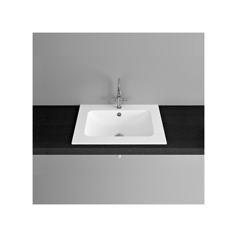 

Lavabo empotrado One sin agujero para grifo, A127 700 x 530 mm, color: Blanco con Glasur Plus - A127-000,PW - Bette