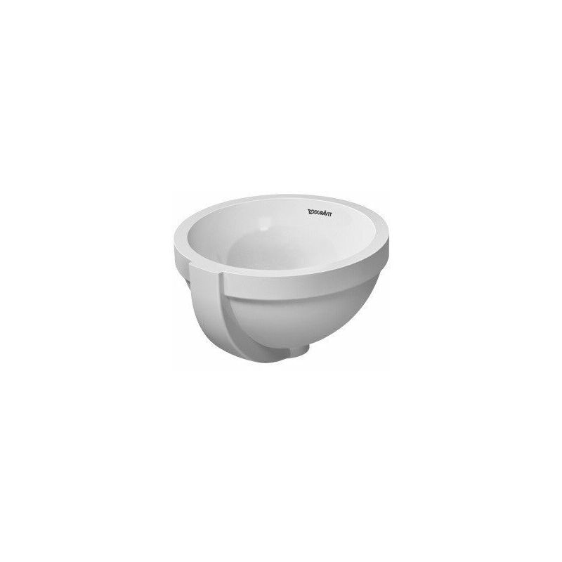 

DURAVIT ARCHITEC lavabo empotrado con rebosadero sin orificio para grifería B d : 275mm sin orificio para grifería blanco