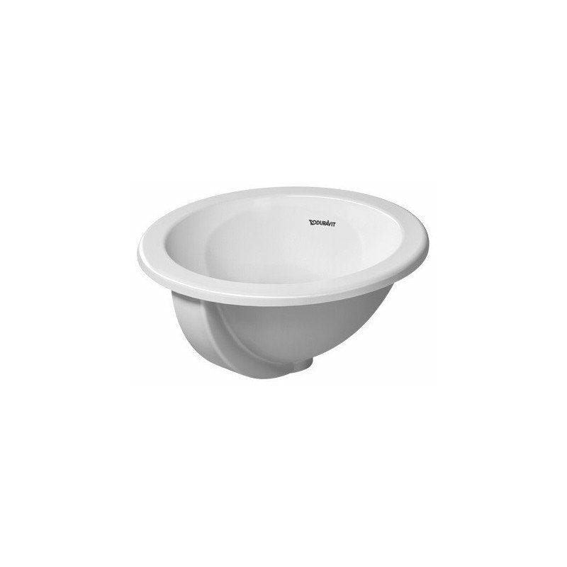 

DURAVIT ARCHITEC lavabo empotrado con rebosadero sin orificio para grifería B d : 400 sin orificio para grifería blanco